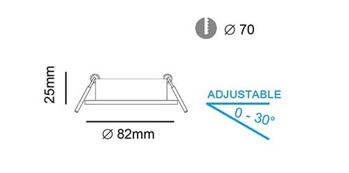 Алюминиевый регулируемый светодиодный прожектор Terzo Light ZITEC ARCH-00152285 - Вид №2