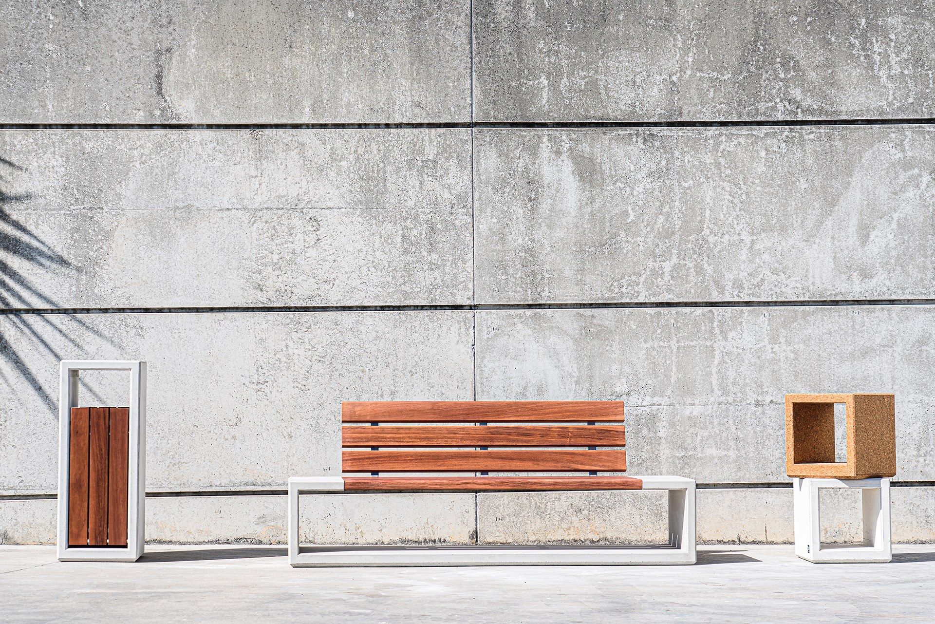 Бетонное наружное сиденье SIT План ARCH-00131487 - Вид №3