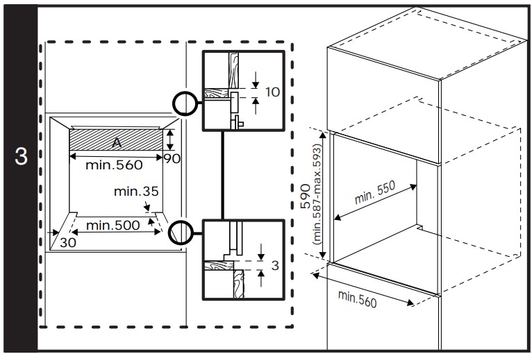9038490 Электрический духовой шкаф Hotpoint FE9 831 JSH BLG черный STDN-0033695 - Вид №13