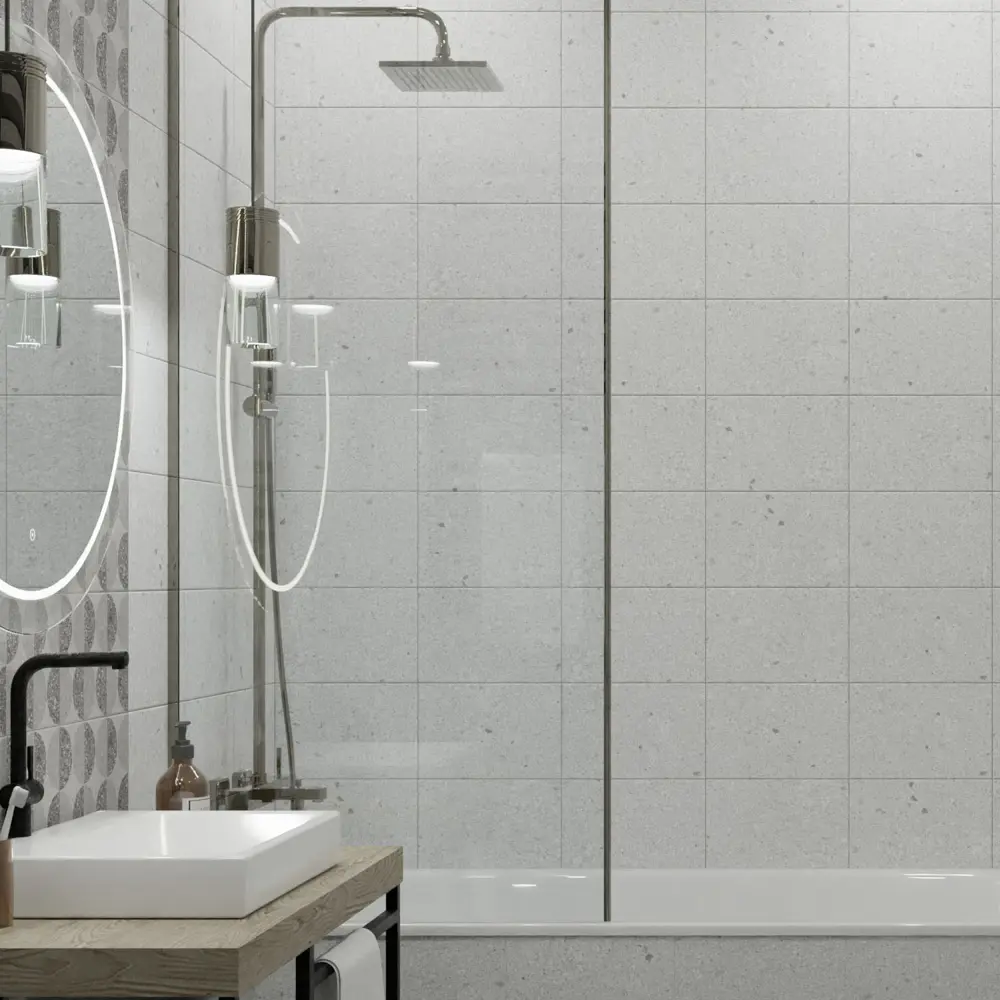 Плитка напольная Axima Руан 32.7x32.7 см 1.39 м² матовая цвет темно-серый терраццо STLM-2162541