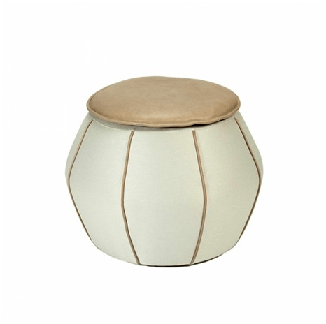 Mambo Unlimited Ideas Круглый пуф из ткани Eli sun-id-1421779 - Вид №1