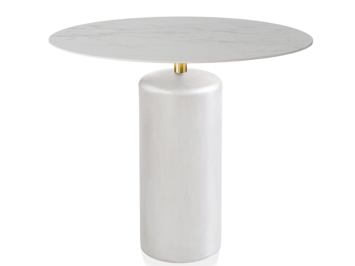 Высокий круглый мраморный стол для контракта Vela Arredamenti Botero ARCH-00042048 - Вид №3