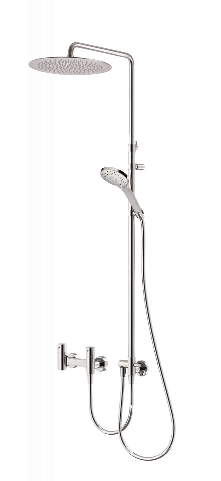 01-1727-N-CR CARIMALI Внешний телескопический душ Così, респектабельный верхний душ MySlim 