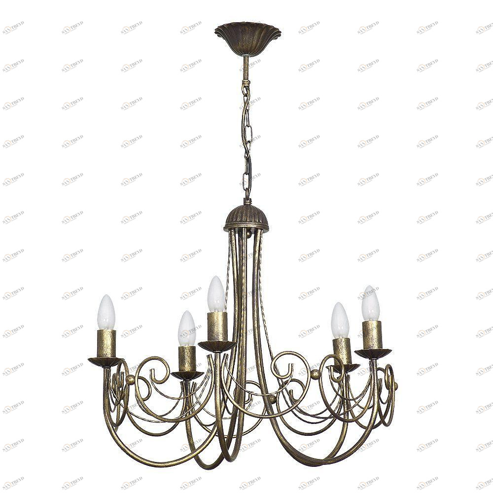 Подвесная люстра Luminex Palace 3464 LUMINEX ДИЗАЙНЕРСКИЕ 187127 Бронза 