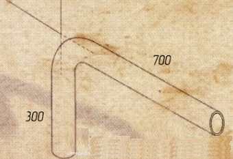 Отвод для сифона MIGLIORE Ricambi ML.RIC-10.015.BR, бронза, ø32  - Вид №3