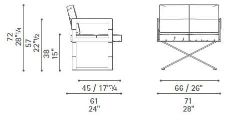 Poltrona Frau Кресло в коже La collezione - divani e poltrone sun-id-1376257 - Вид №9