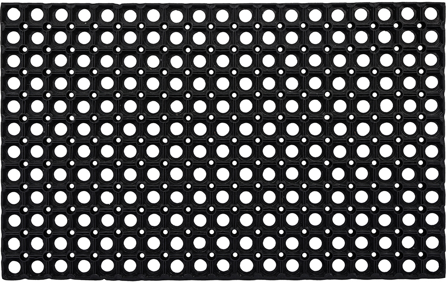 82362964 Коврик грязесборный резина 50x80 см цвет черный STLM-0025502 VORTEX