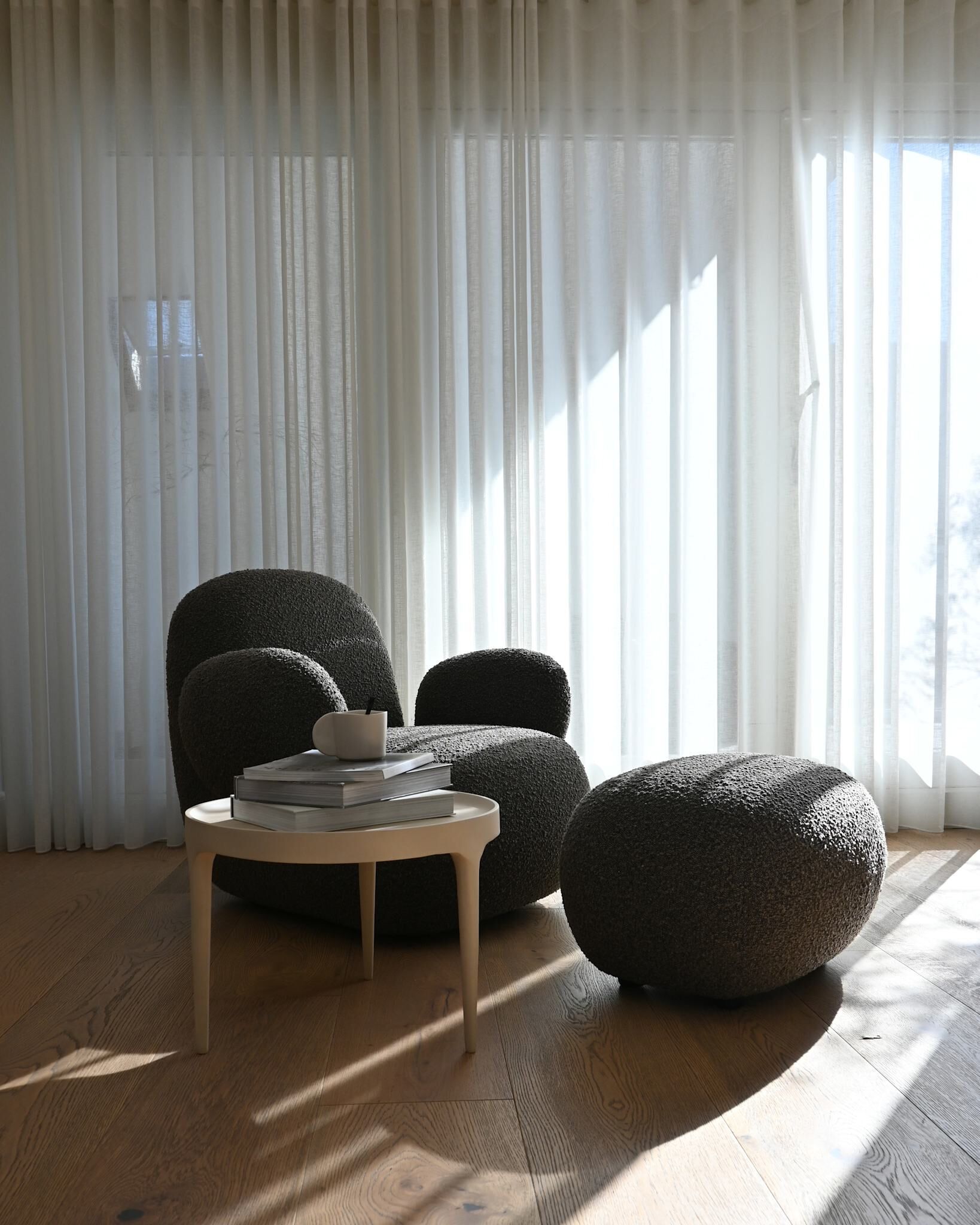 Круглый пуф из ткани 101 Copenhagen Toe ARCH-00000089 - Вид №6