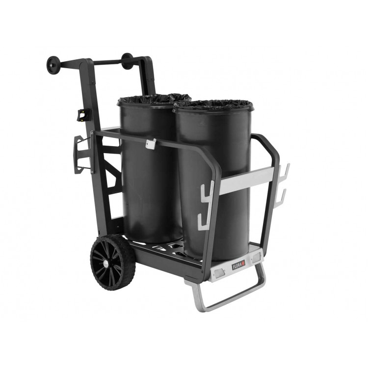 1452 FLORA Уборочная тележка для дворника FLORA Easy Duo для улиц, городских парков, придомовых территориях и загородных участков вместимость 120 л 
