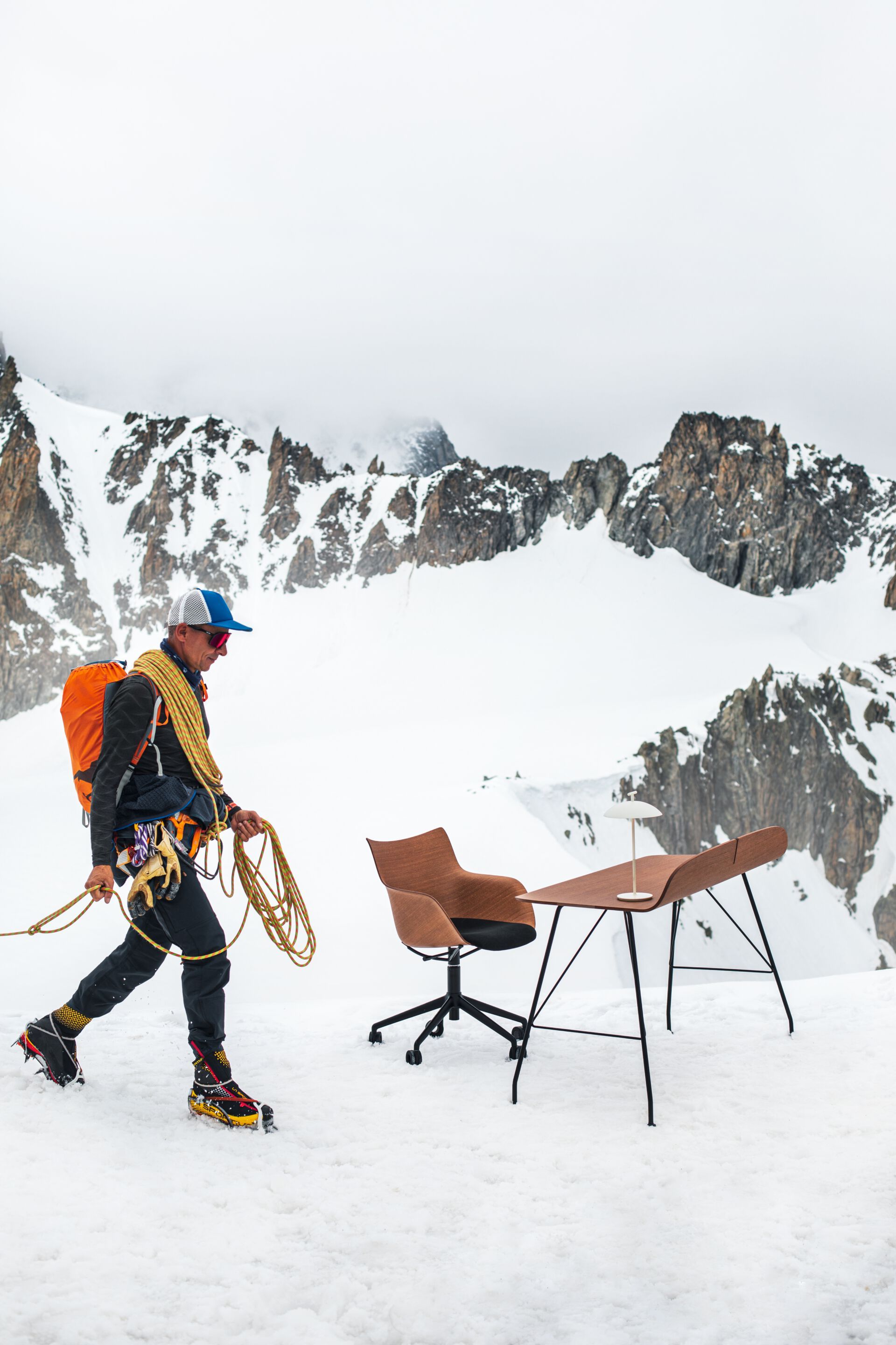 Стул с регулируемой высотой из шпона с мягким сиденьем Kartell Smart Wood ARCH-00145770 - Вид №3