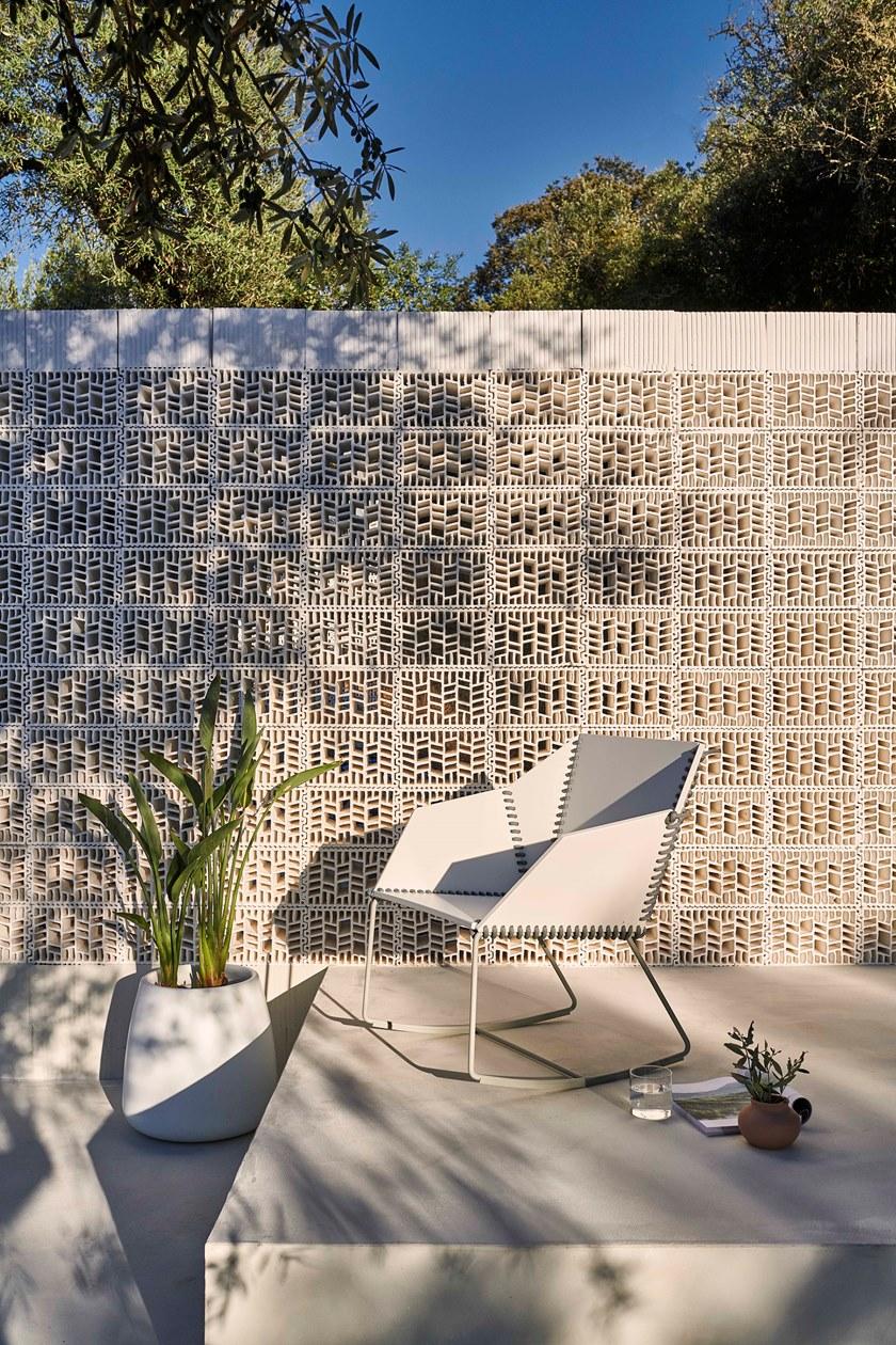 GANDIABLASCO Садовое пластиковое кресло-качалка с подлокотниками Textile sun-id-1440903 - Вид №2