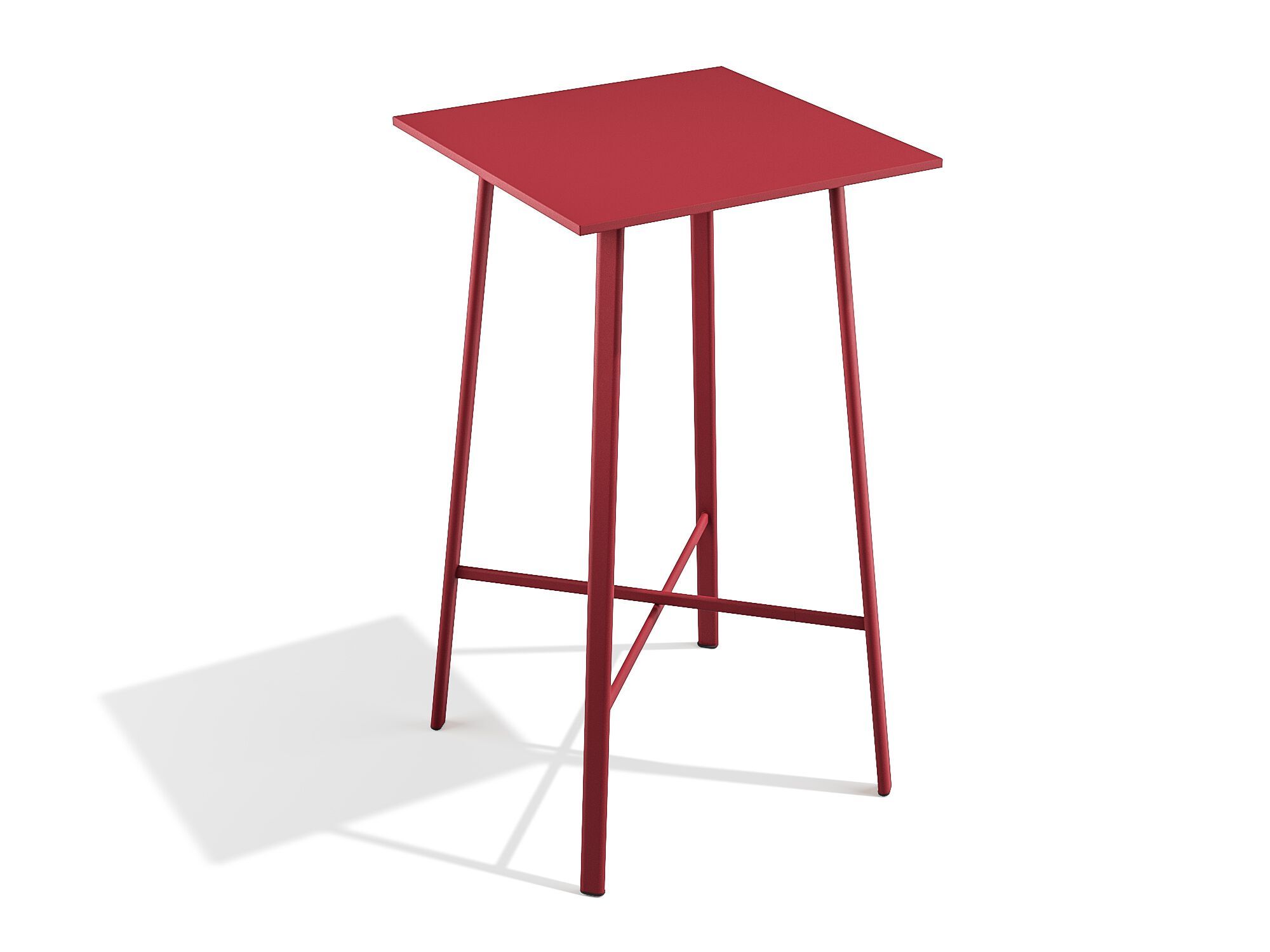 Высокий квадратный стальной стол BABEL D ARCH-00004161