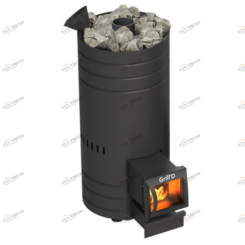 Печь для бани GRILL'D Bochka 160 Long с баком для воды 5015