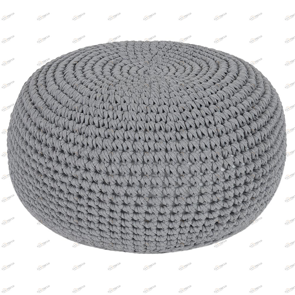 Вязаный пуф Серый Меланж VAMVIGVAM  281931 Серый Santreyd 