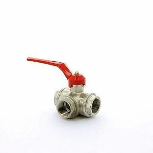 Кран шаровый ITAP 3-ходовой 1/2" тип Т ручка