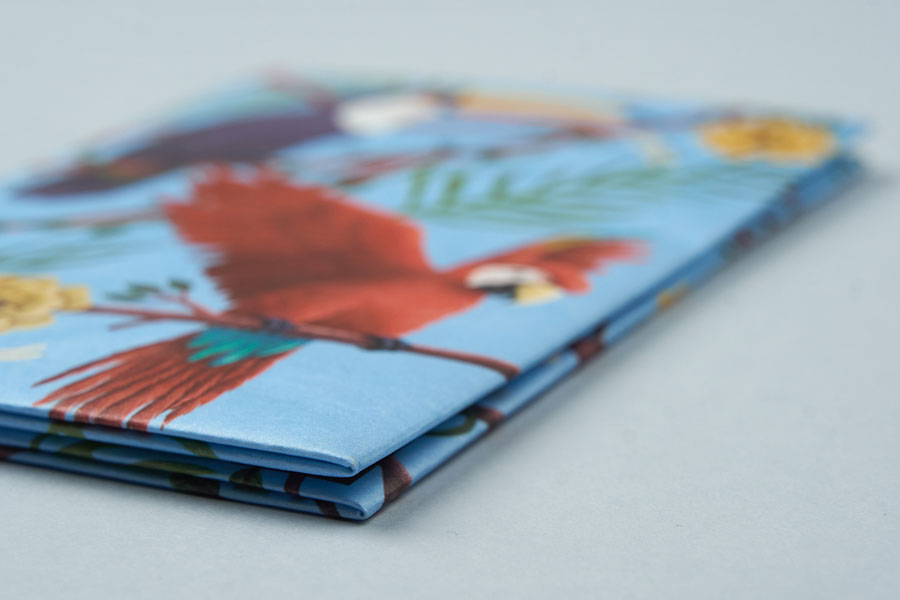 NС-029 Обложка на паспорт new joyparrots, попугаи New wallet  - Вид №4