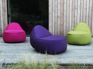 Тканевое мягкое садовое кресло