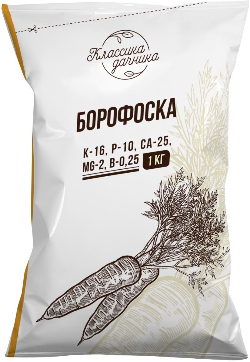 91083259 Удобрение минеральное Классика дачника Борофоска 1 кг STLM-0475358 НОВ-АГРО
