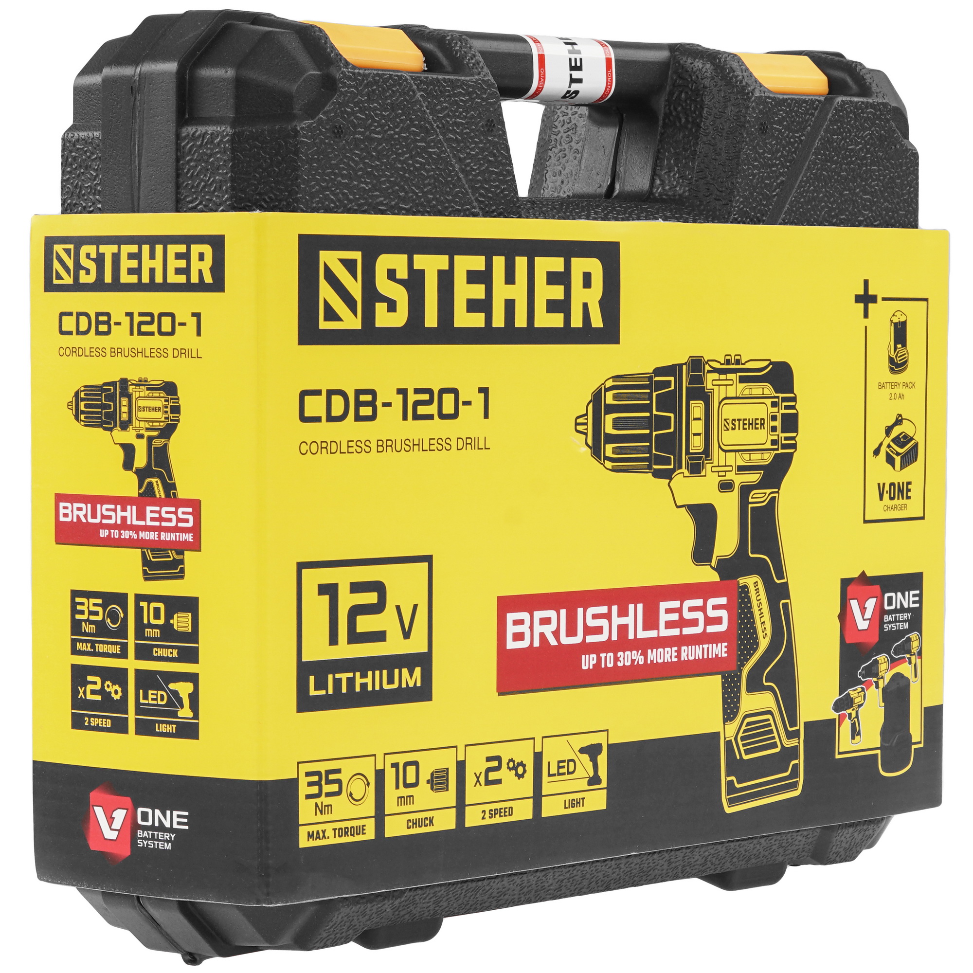 Дрель-шуруповерт STEHER CDB-120-1 5451684 STDN-0044701 - Вид №8