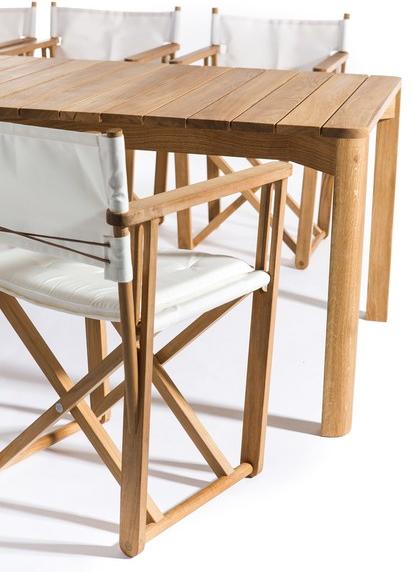 Skargaarden Прямоугольный садовый стол из тика Korsö sun-id-1506200 - Вид №1