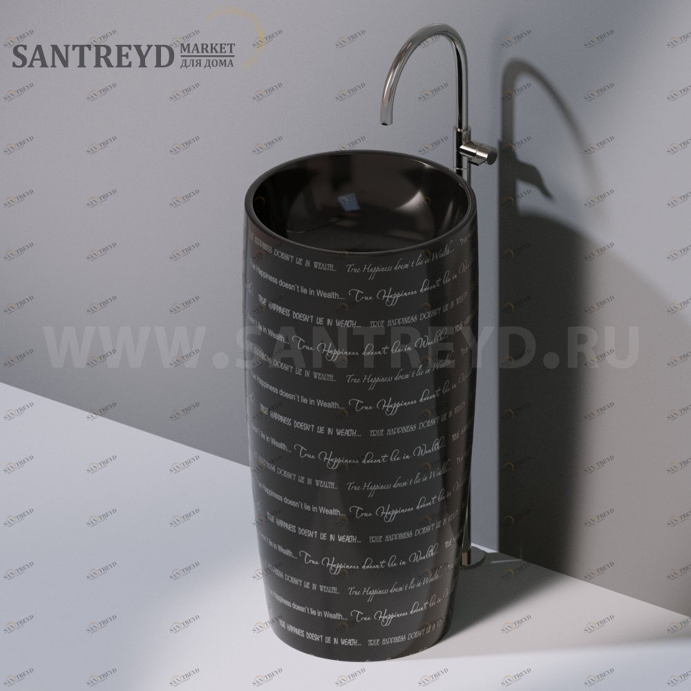 L103T0R0VT.421P Напольная раковина стоящая круглая A. e T. Italia PILLAR AeT ITALIA