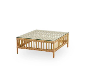 ALU-Rattan and ArtFibre садовый столик со стеклянной столешницей