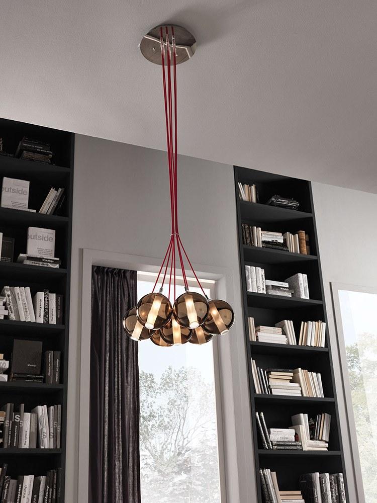 Cangini & Tucci Подвесной светильник из металлизированного боросиликатного стекла Eclisse sun-id-1388763 - Вид №3