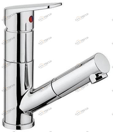 Rubinetterie Frattini Смеситель для раковины, однорычажный, с вытяжным душем Espresso sun-id-1460295