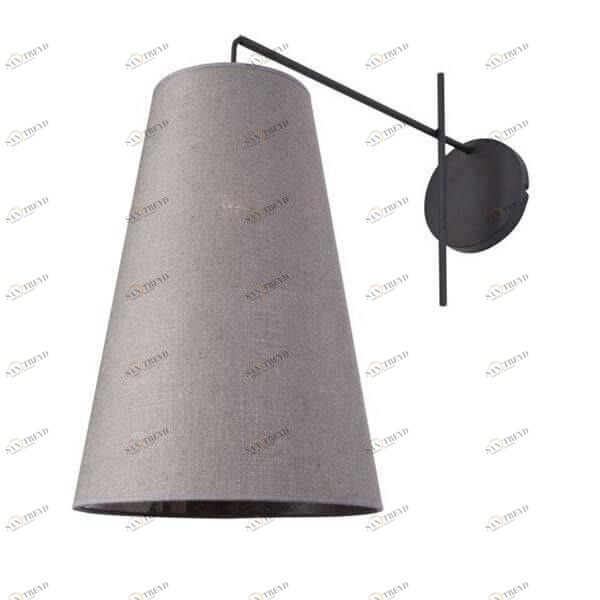 Бра металлическое с абажуром серое Alanya 9371 NOWODVORSKI ALANYA 00-3928779 Серый 