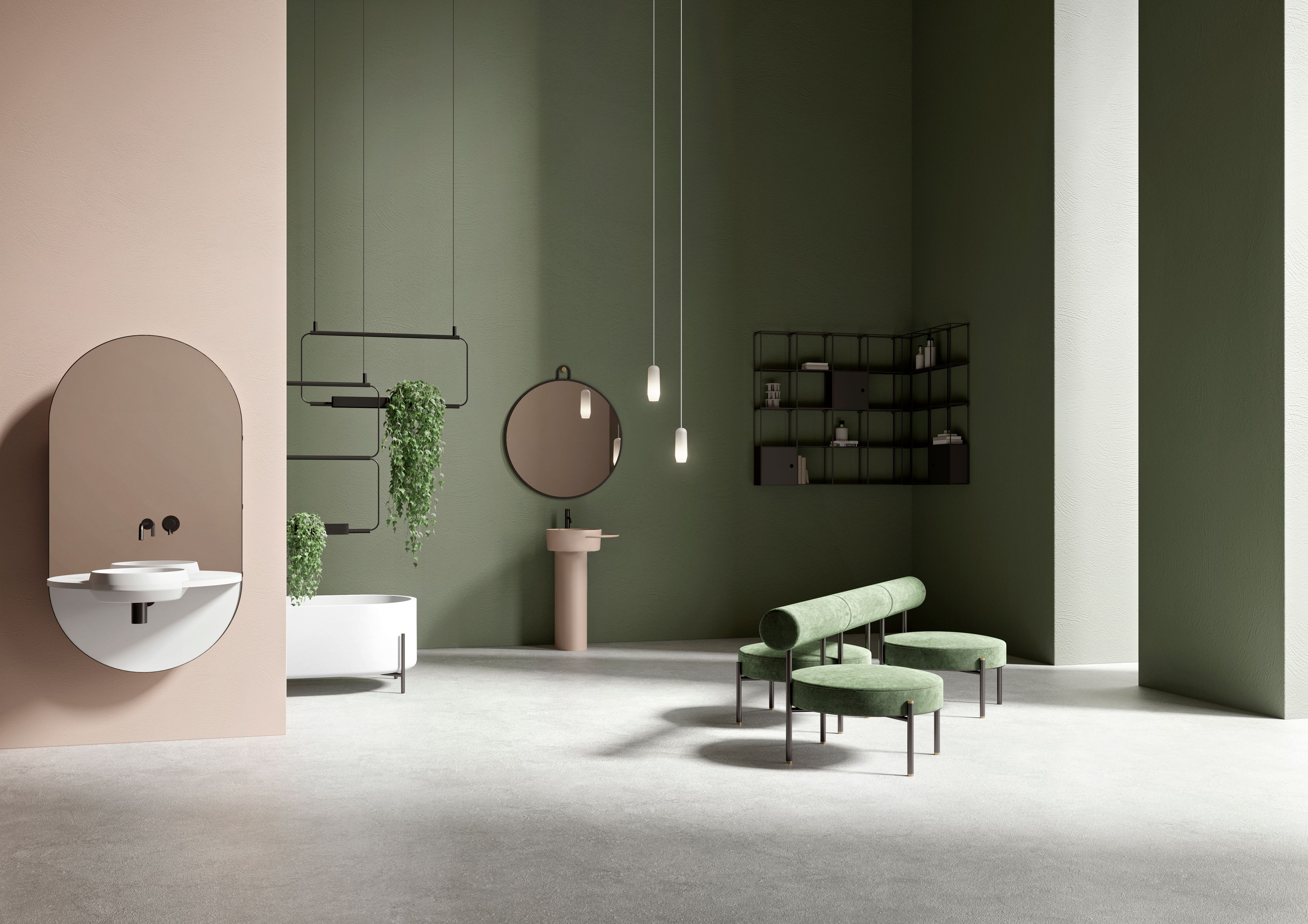 Круглый умывальник Livingtec® на колонне Ex.T плато ARCH-00071298 - Вид №4