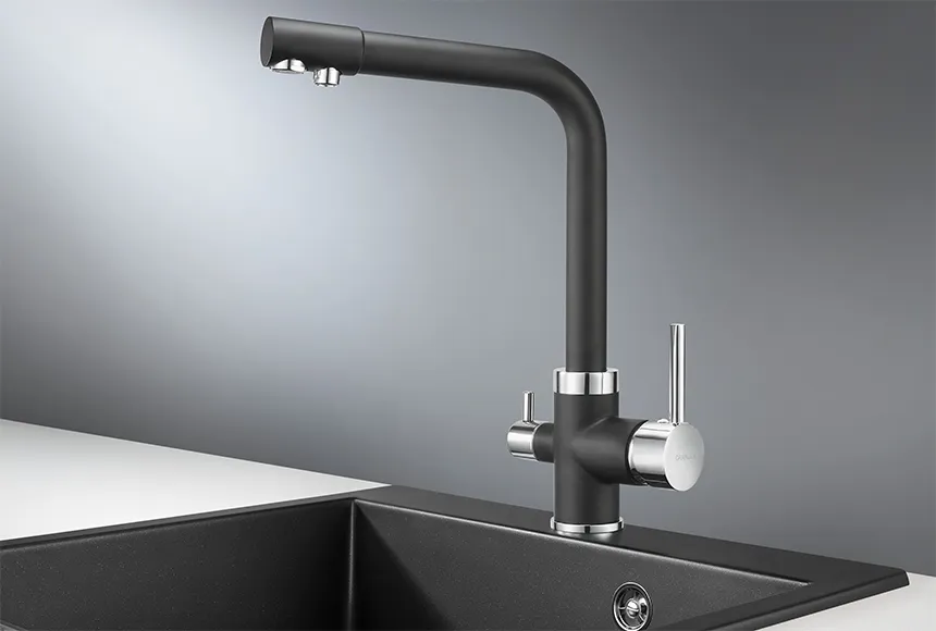 2015, ТУРМАЛИН, СМЕСИТЕЛЬ КУХОННЫЙ GRANULA 2015-ST101