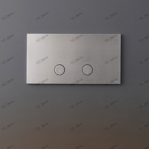 Пластина для двойного смыва Viega цистерны с гладкими кнопками  PLA15 CEADESIGN 