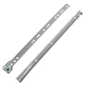 Направляющие роликовые DS 03W.1 450 мм, металл/пластик, цвет белый