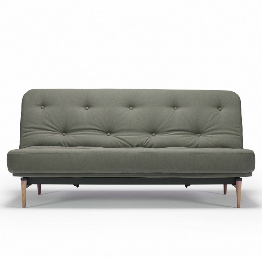 Диван Colpus с матрасом Comfort Spring Button и ножками их светлого дерева, серо-коричневый Innovation Living COLPUS578 - Вид №3