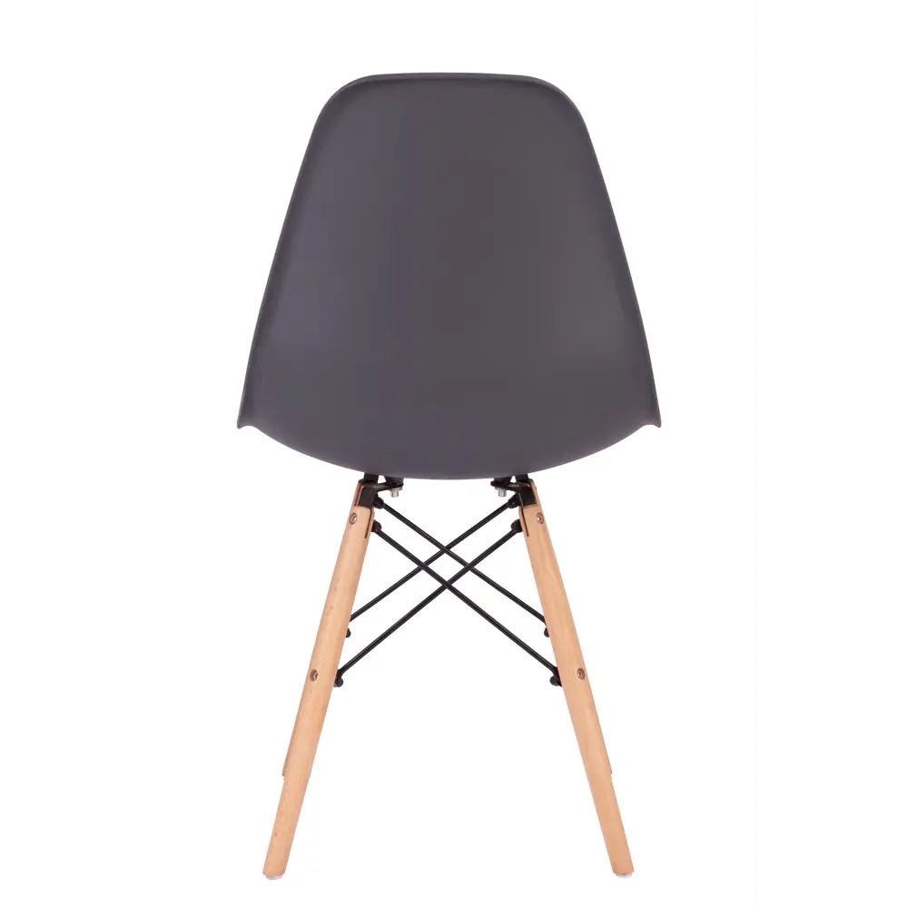 Стул Fitz STF-03-02 47x45x43 см ножки дерево/коричневый сиденье полипропилен цвет темно-серый 87746733 STLM-2174059 Santreyd  - Вид №4