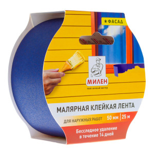 90808983 Лента малярная 132474 50 мм х 25 м STLM-0391953 МИЛЕН