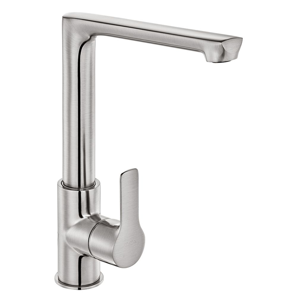 102518043  Смеситель для раковины Luna - имитация нержавеющей стали Eca  - Вид №1