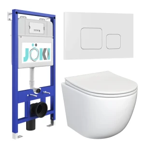 91904836 Комплект инсталляция с унитазом Joki JKS105011021WM цвет белый STLM-1426366
