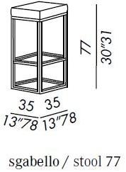 Meridiani Стул со съемной крышкой Hardy sun-id-1375058 - Вид №7