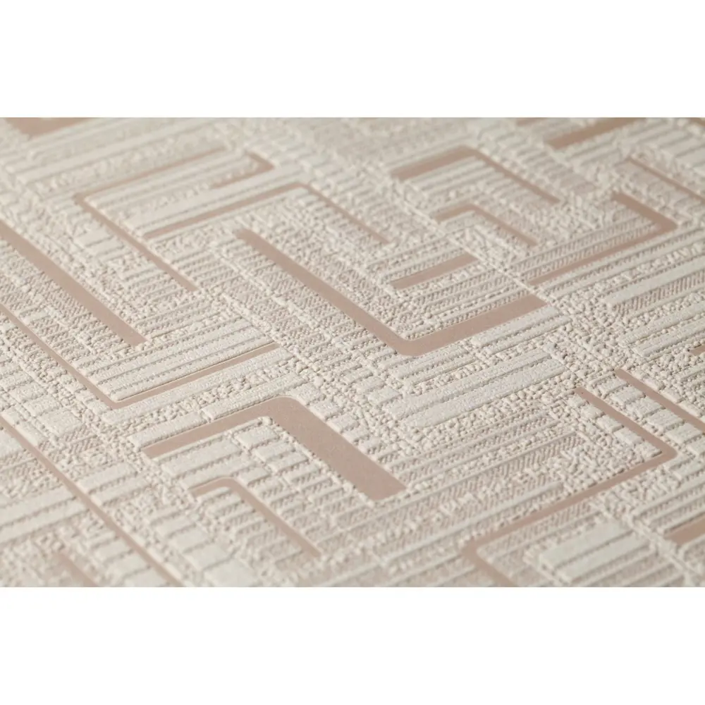 Обои Palitra Home Labirint - геометрическая элегантность в бежевых тонах 14777339 STLM-0005102 - Вид №2