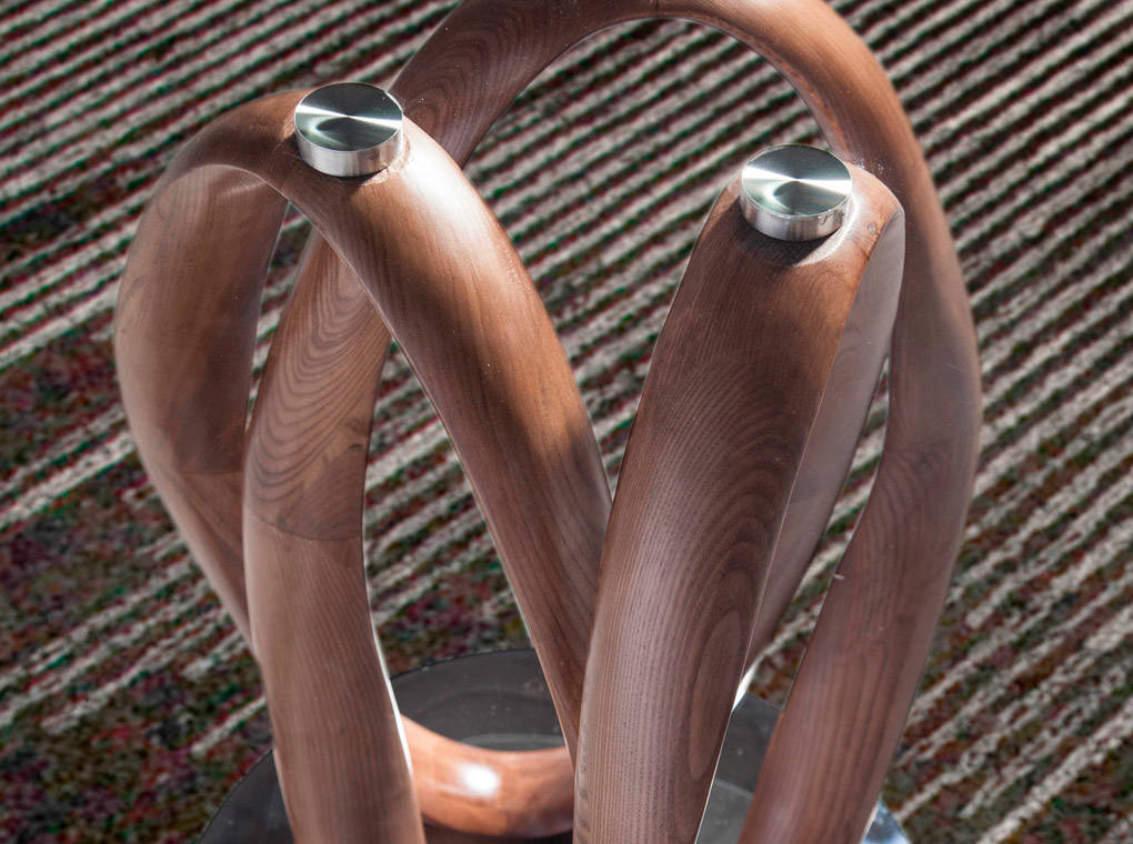 063599 Круглый обеденный стеклянный стол DT801-130 Angel Cerda  - Вид №5