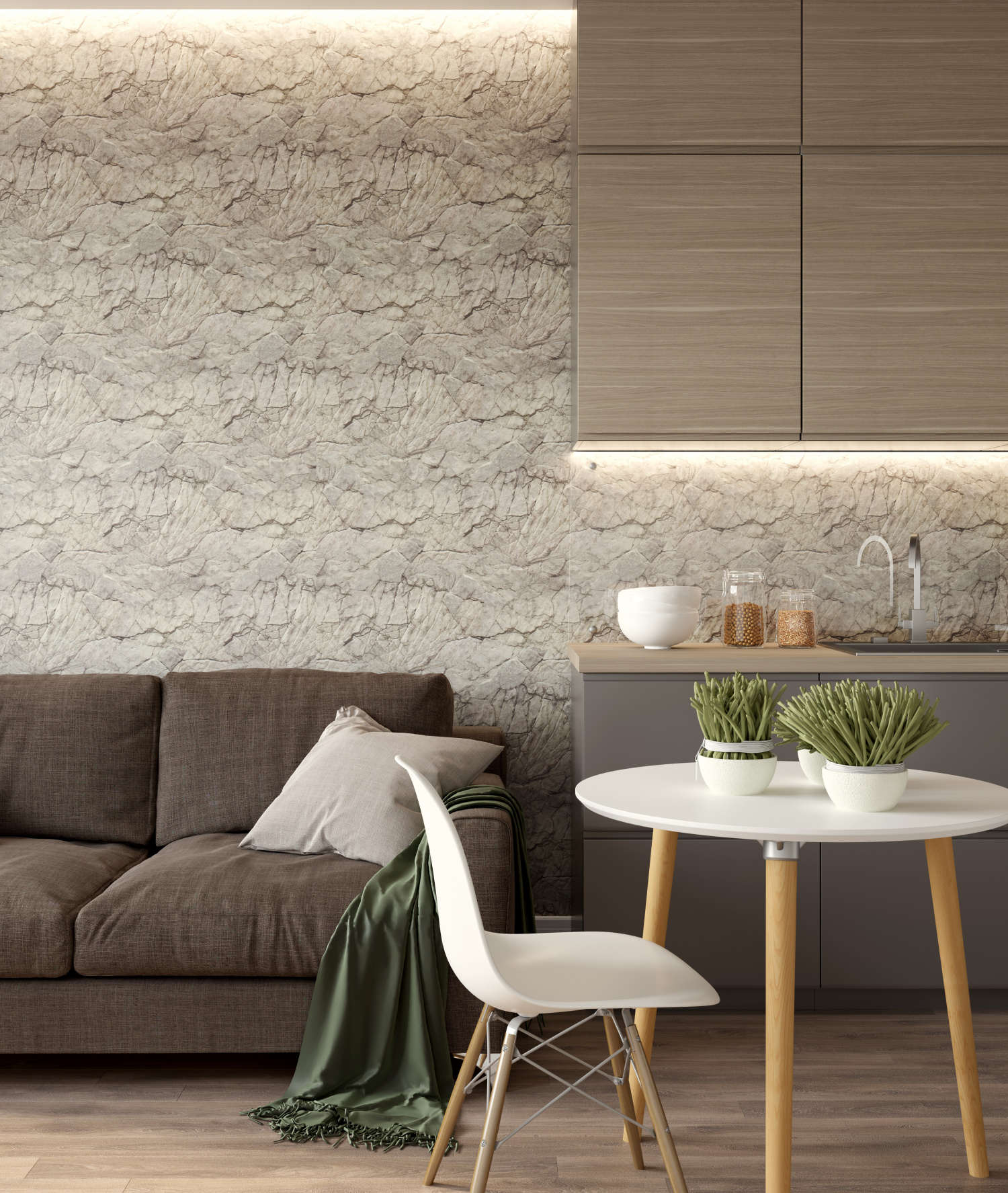 Рулон обоев основа Флизелиновая HC71388-22 Home Color Мин. заказ 8 рулонов HC7138822 - Вид №6