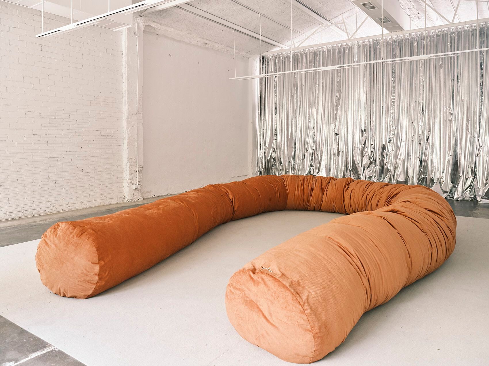 Трансформируемый диван из полиэфирного волокна BD Barcelona SAUSAGE ARCH-00022982 - Вид №38