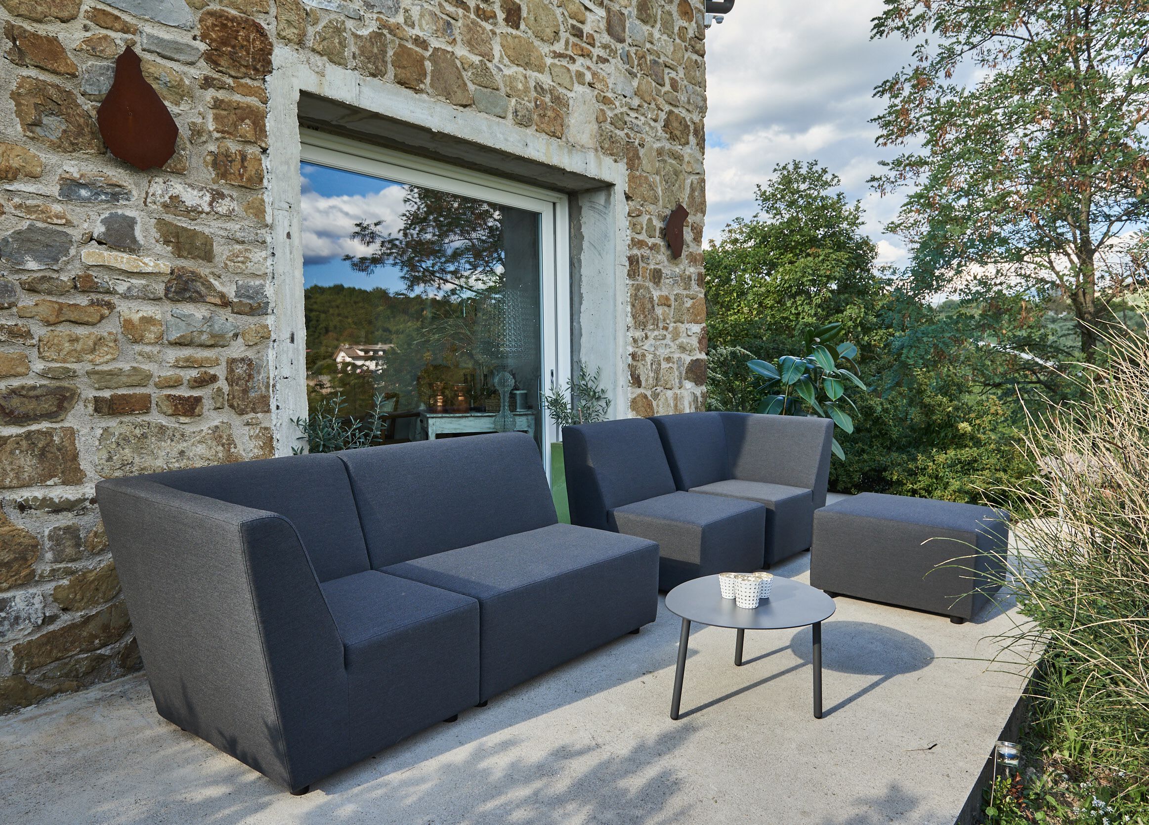 Садовый диван в Sunbrella® DRIGANI SHAPE ARCH-00110165 - Вид №2