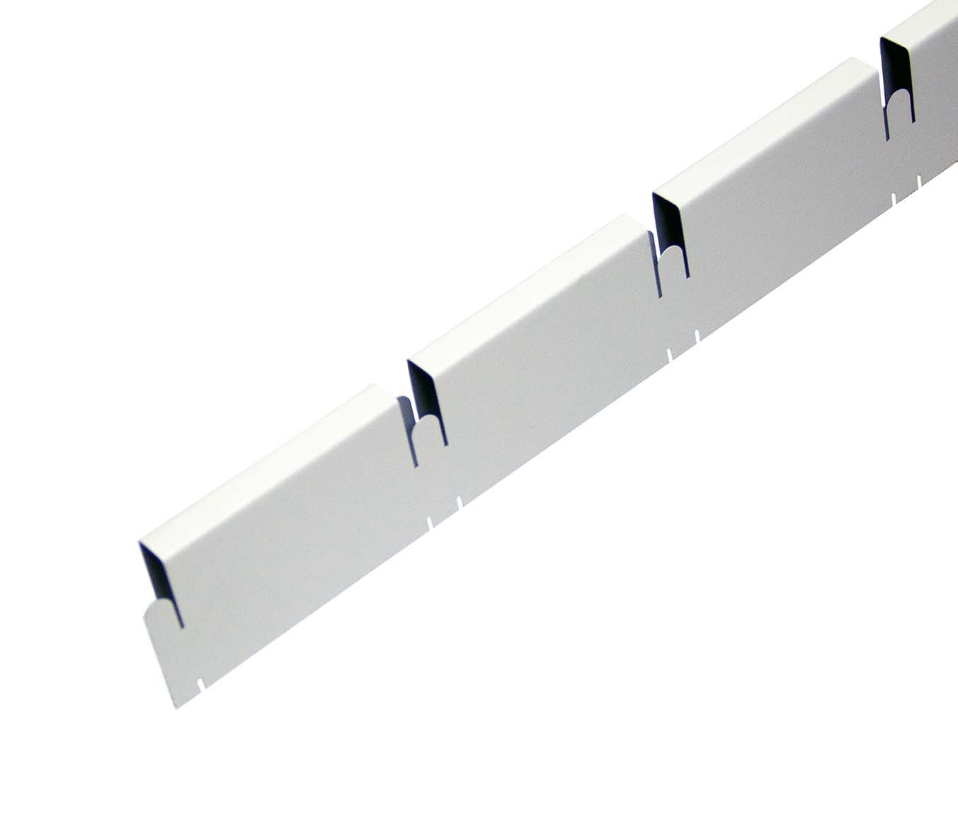 82151743 Профиль грильято папа 75x75x40 мм белый 0.6 м STLM-0020474 АЛБЕС 