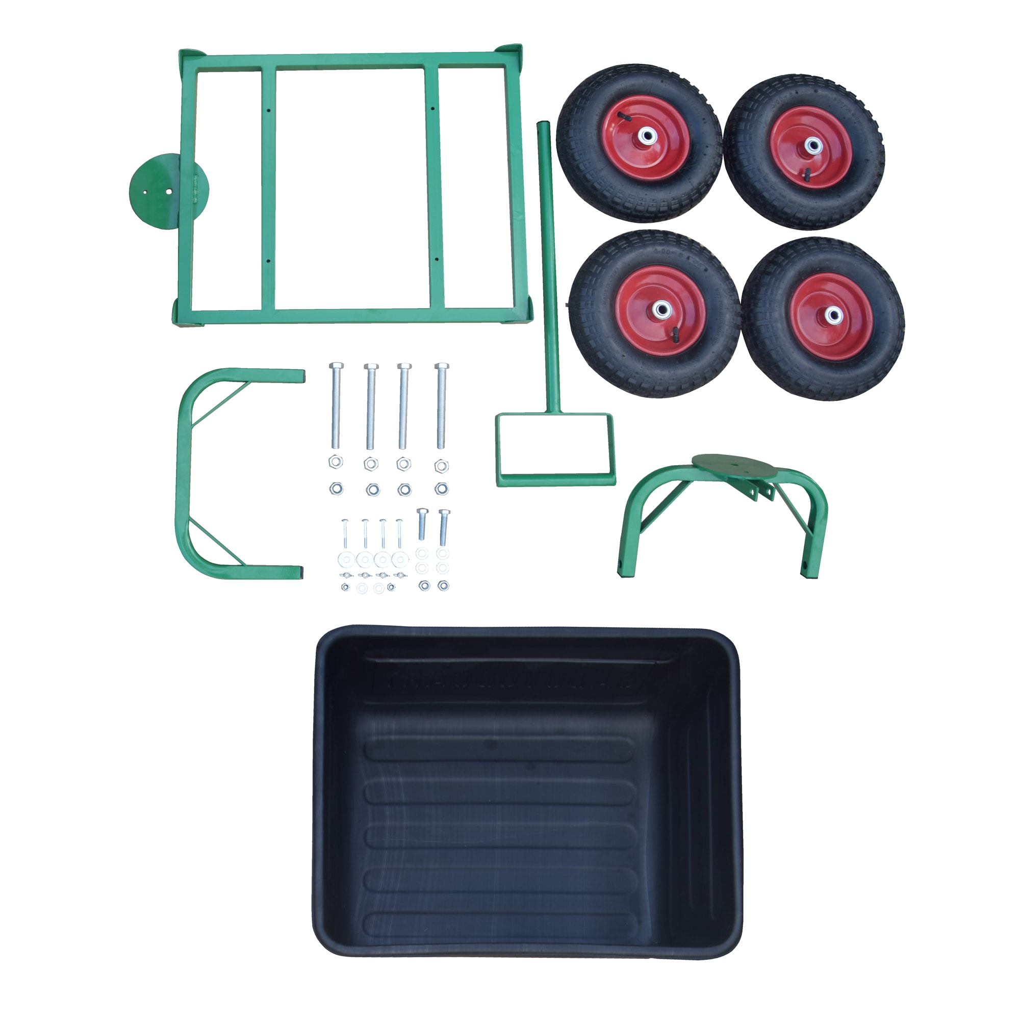 82814121 Тележка 4-x колесная с пластиковым баком Santreyd  - Вид №2