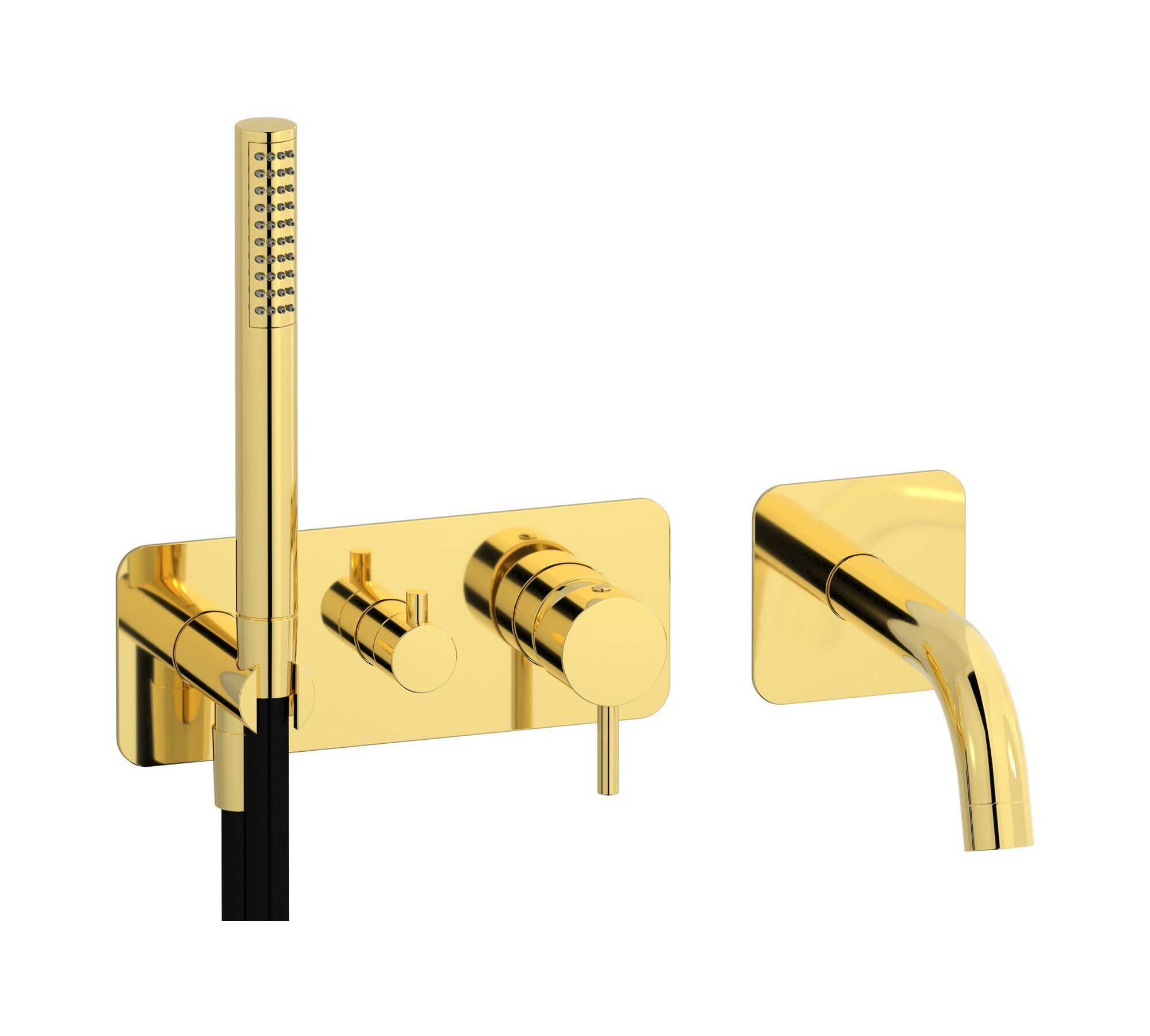 Смеситель для душа с 4 отверстиями и ручным душем IB Milano Torino ARCH-00080532 - Вид №6