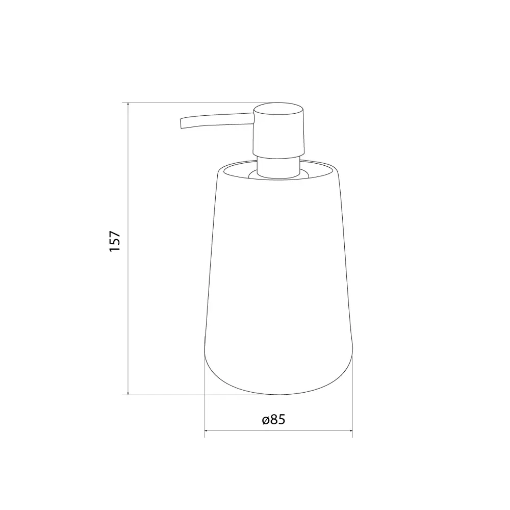 89380341 Дозатор для жидкого мыла Iddis Olive LMOLC00i46 керамика цвет зеленый STLM-1571381 - Вид №3