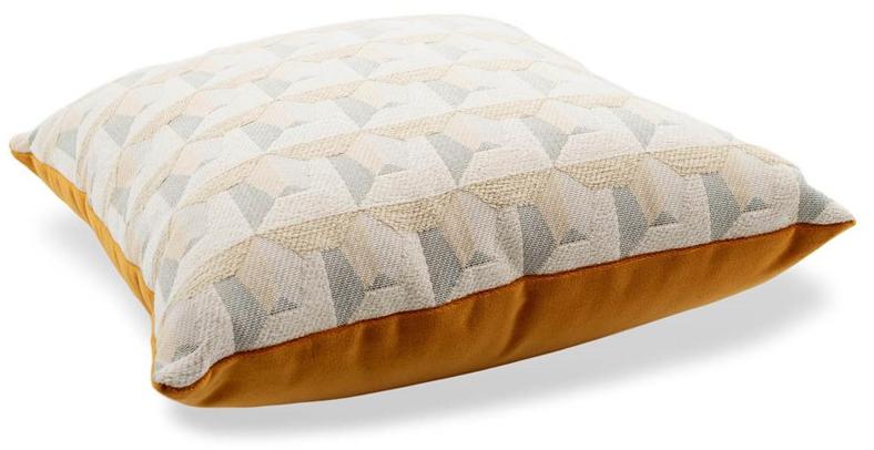 l'Opificio Квадратная подушка из хлопка с геометрическими мотивами  477-19  - Вид №2
