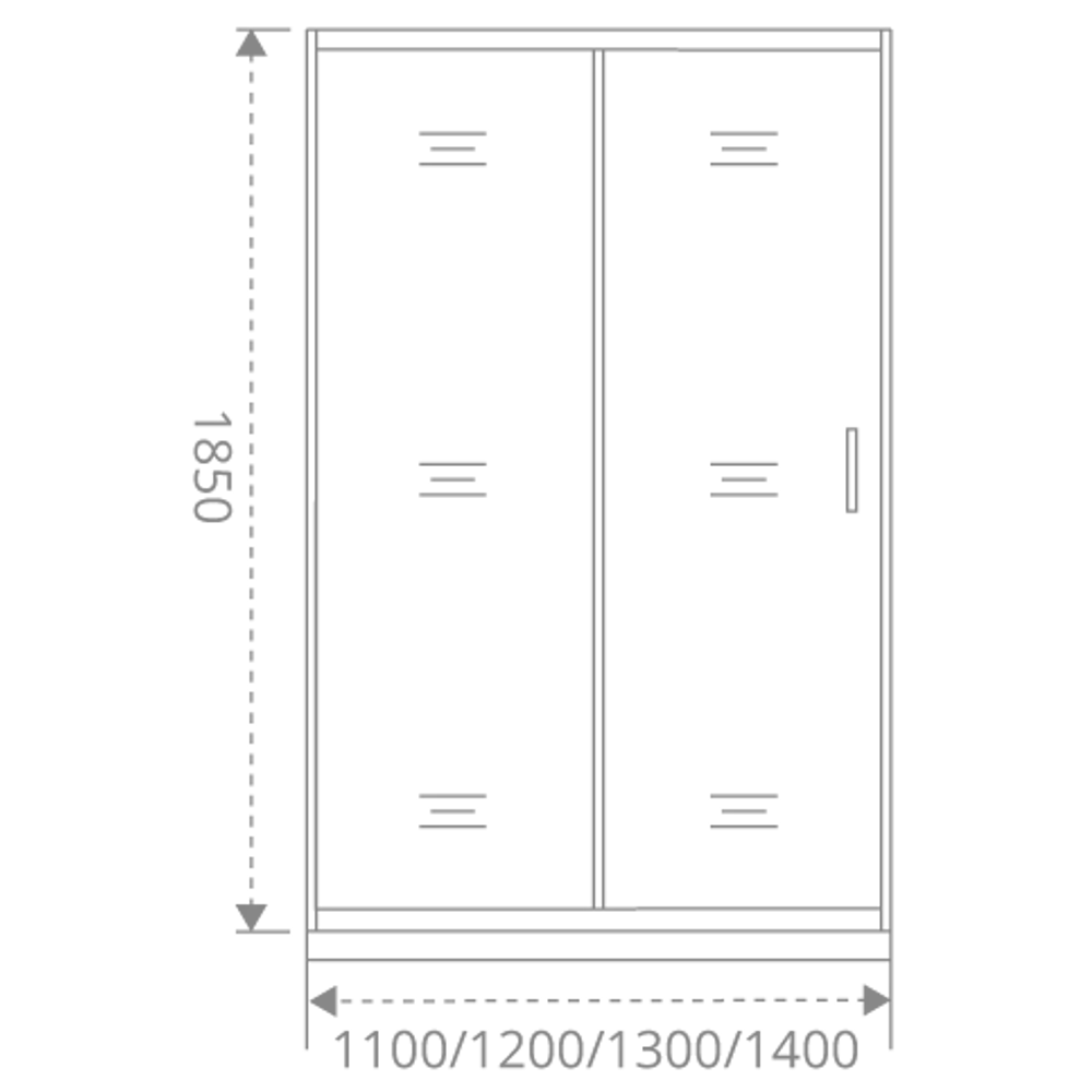 Santreyd Makiato - раздвижное душевое ограждение с прозрачным стеклом 84541129 STLM-0051705 - Вид №6